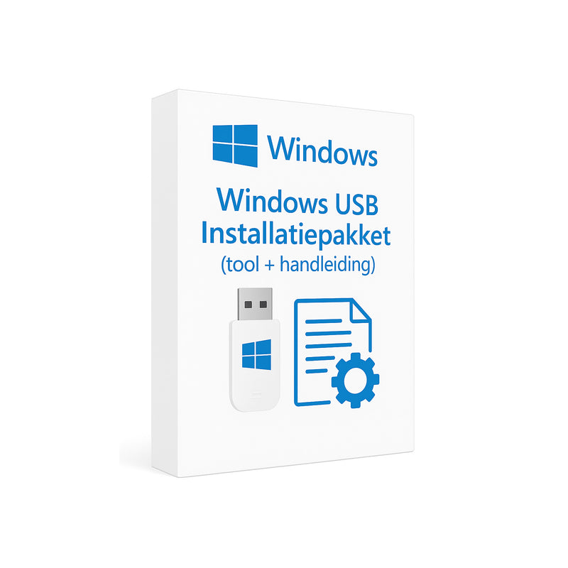 Windows USB Installatiepakket (tool + handleiding)