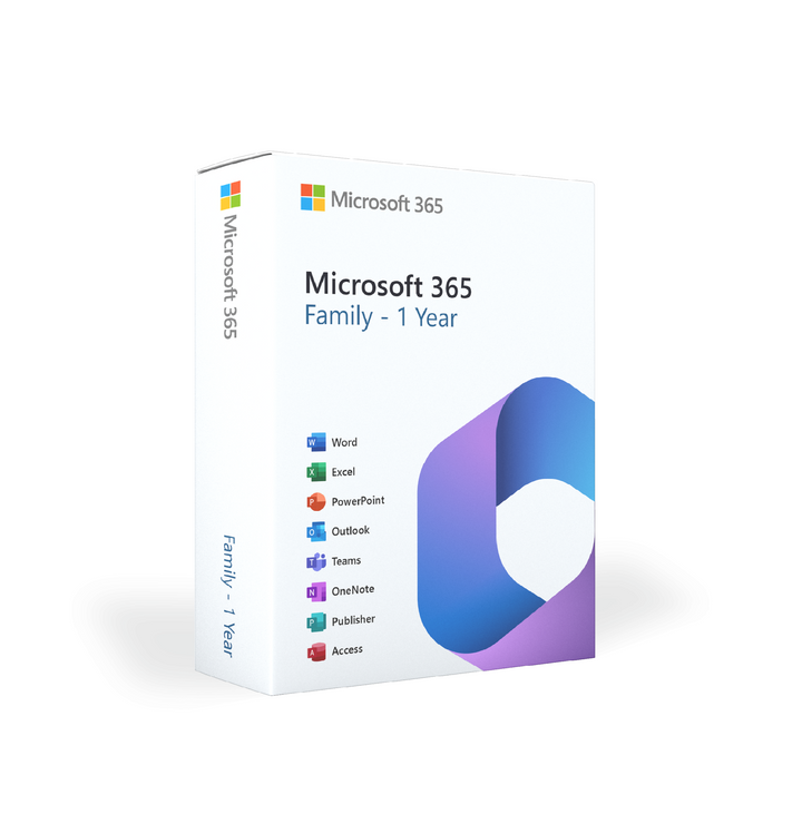 Microsoft 365 Family – 12 maanden (tot 6 gebruikers)